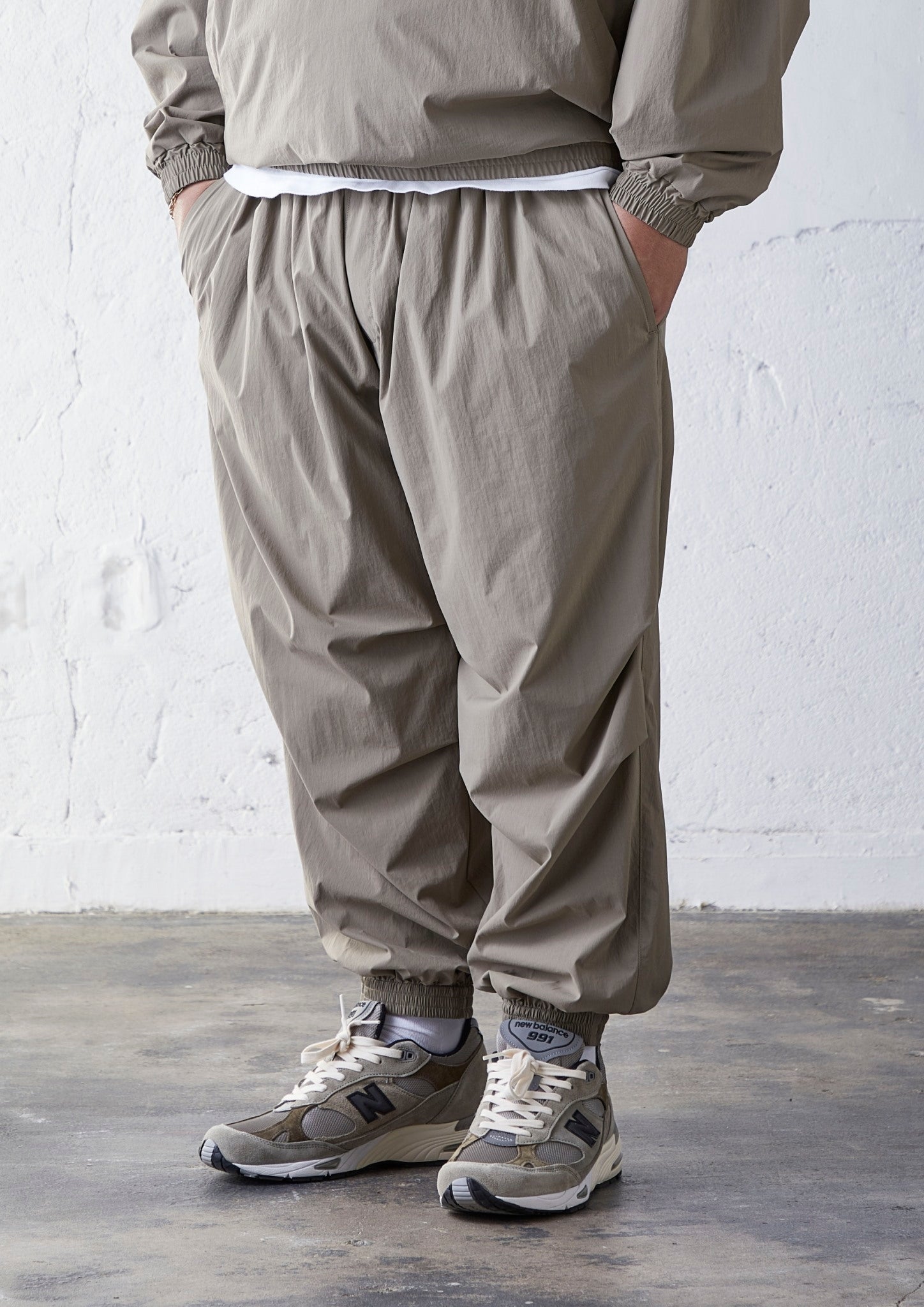 カラーグリーンカロリイ carorie NYLON CARGO PANTS - ワークパンツ