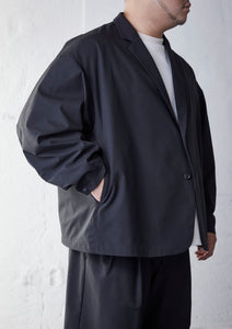 CLEAN TECH TWILL TAILORED JACKET BLACK