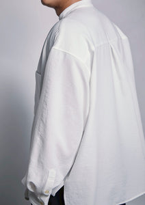 【数量限定･予約商品 7/17(木)19:00-発売】STRETCH AIR BAND COLLAR SHIRT BLACK