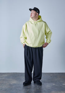 HEAVY PONTE HOODIE LEMON