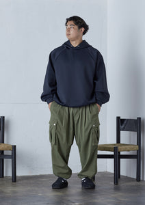 【数量限定･予約商品 8/28(木)19:00-発売】LIGHT PONTE HOODIE BLACK