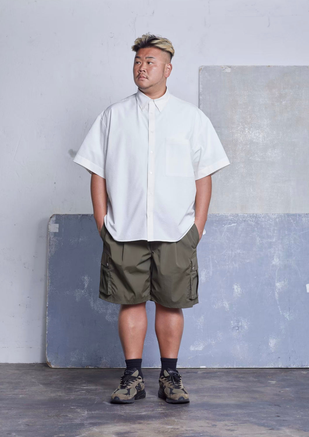 【数量限定･予約商品 2/20(木)19:00-発売】SEER SUCKER S/S SHIRT WHITE