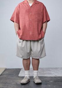 【数量限定･予約商品 4/17(木)19:00-発売】LINEN LIKE SHORTS BEIGE