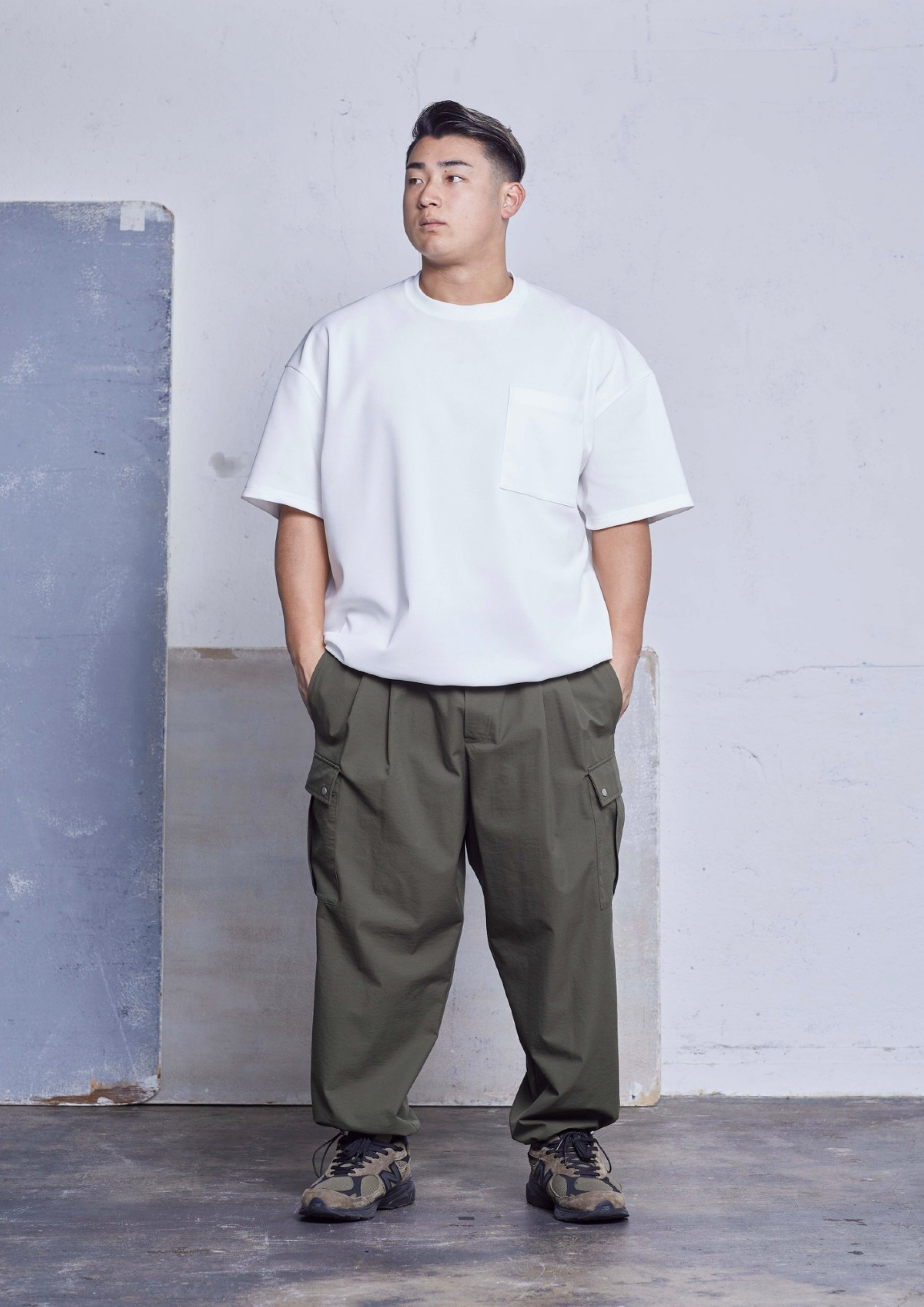LIGHT MESH BIG T-SHIRT WHITE