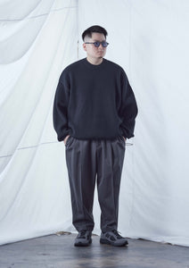 【予約商品 7/18(木)19:00-発売】HEAVY WEIGHT THERMAL KNIT BLACK