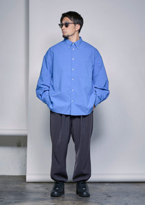 【数量限定･予約商品 8/14(木)19:00-発売】LIGHT CLEAN TECH L/S SHIRT BLUE