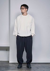 【数量限定･予約商品 7/24(木)19:00-発売】STRETCH DOUBLE CLOTH JOGGER PANTS BLACK