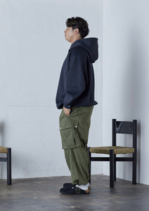 【数量限定･予約商品 8/28(木)19:00-発売】LIGHT PONTE HOODIE BLACK