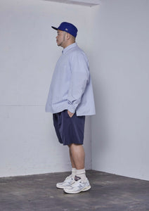 【予約商品 12/5(木)19:00-発売】SEER SUCKER RELAX L/S SHIRT BLUE