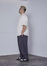 画像をギャラリービューアに読み込む, 【予約商品 12/19(木)19:00-発売】LINEN LIKE OPEN COLLAR SHIRT WHITE
