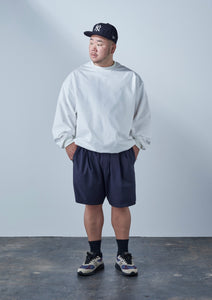 CLEAN TECH TWILL SHORTS NAVY