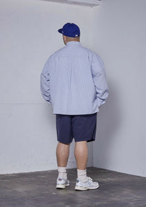 【予約商品 12/5(木)19:00-発売】SEER SUCKER RELAX L/S SHIRT BLUE