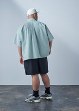 画像をギャラリービューアに読み込む, SEER SUCKER S/S SHIRT GREEN
