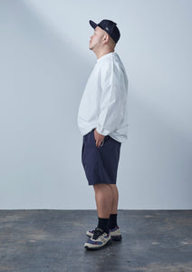 CLEAN TECH TWILL SHORTS NAVY