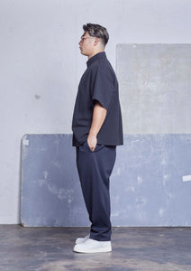 【数量限定･予約商品 2/20(木)19:00-発売】SEER SUCKER S/S SHIRT BLACK