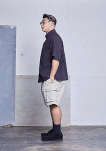 【数量限定･予約商品 1/23(木)19:00-発売】LIGHT CLEAN TECH TWILL S/S SHIRT BLACK