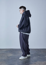 画像をギャラリービューアに読み込む, HEAVY PONTE HOODIE BLACK
