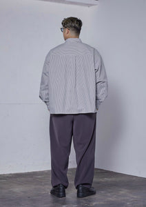 【予約商品 12/5(木)19:00-発売】SEER SUCKER RELAX L/S SHIRT BLACK