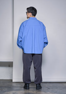 【数量限定･予約商品 8/14(木)19:00-発売】LIGHT CLEAN TECH L/S SHIRT BLUE
