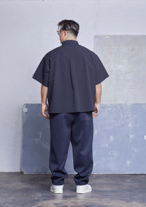 【数量限定･予約商品 2/20(木)19:00-発売】SEER SUCKER S/S SHIRT BLACK