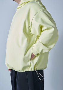 HEAVY PONTE HOODIE LEMON