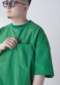 CLEAN TECH TWILL T-SHIRT Ⅲ GREEN