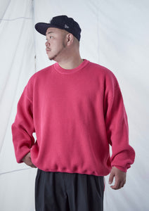 HEAVY WEIGHT THERMAL KNIT PINK