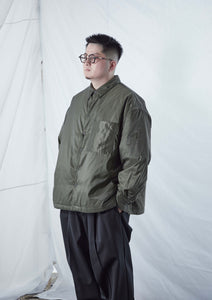 LIGHT PADDED BIG SHIRT JACKET KHAKI