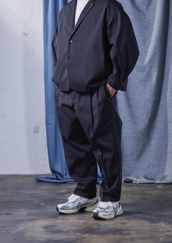 carorie HEAVY PONTE JOGGER PANTS NAVYcarorieパンツ