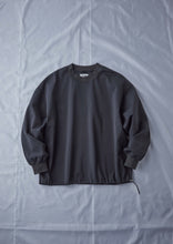 画像をギャラリービューアに読み込む, 【予約商品 8/8(木)19:00-発売】HEAVY PONTE MOCK NECK LONG T-SHIRT BLACK
