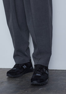 【数量限定･予約商品 9/29(月)18:00-発売】WOOL LIKE SLACKS CHARCOAL