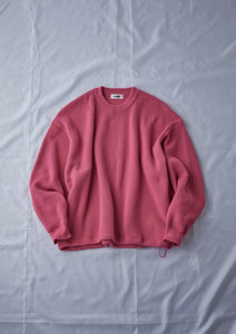 HEAVY WEIGHT THERMAL KNIT PINK