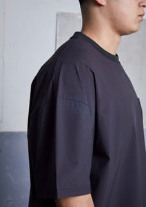 【数量限定･予約商品 2/13(木)19:00-発売】LIGHT CLEAN TECH TWILL T-SHIRT BLACK