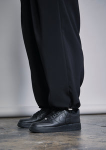 【数量限定･予約商品 7/24(木)19:00-発売】STRETCH DOUBLE CLOTH JOGGER PANTS BLACK