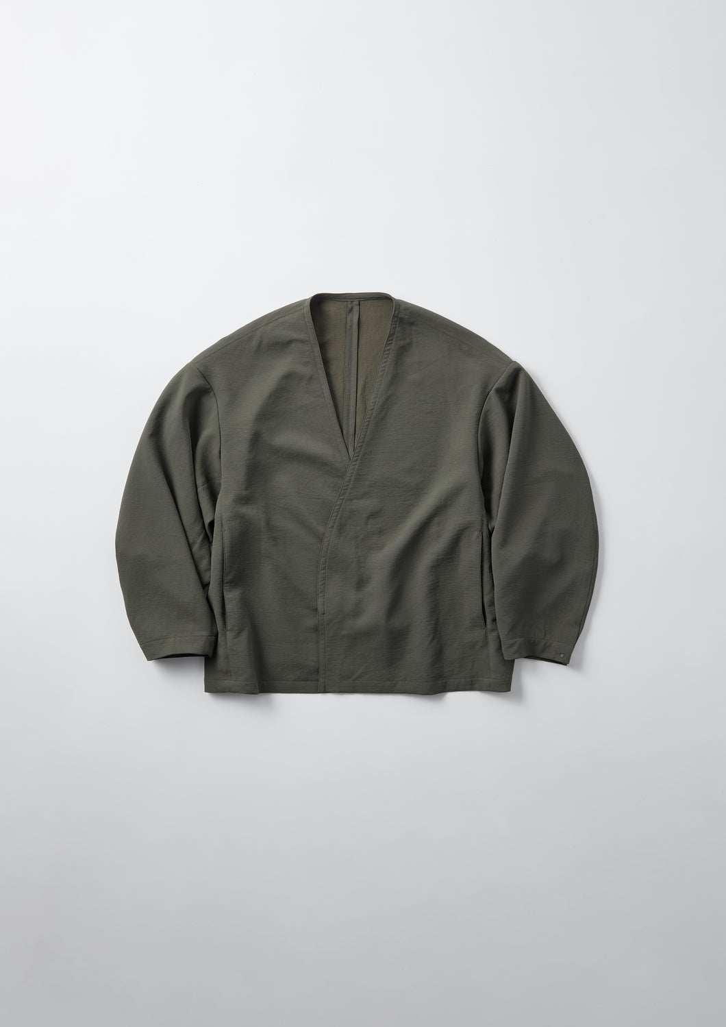 【予約商品 12/1(月)18:00-発売】STRETCH AIR CARDIGAN JACKET KHAKI