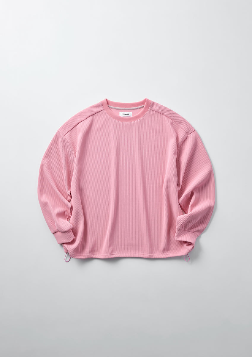 AIR WAFFLE LONG T-SHIRT PINK – carorie