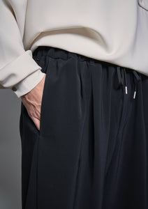 【数量限定･予約商品 7/24(木)19:00-発売】STRETCH DOUBLE CLOTH JOGGER PANTS BLACK