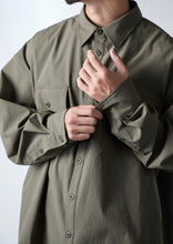 画像をギャラリービューアに読み込む, 【数量限定･予約商品 11/24(月)18:00-発売】RIPSTOP MILITARY SHIRT JACKET BLACK

