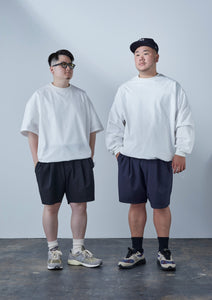 CLEAN TECH TWILL SHORTS NAVY