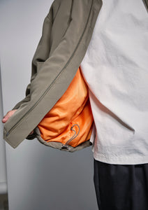 【数量限定･予約商品 7/10(木)19:00-発売】STRETCH DOUBLE CLOTH MA-1 BLACK
