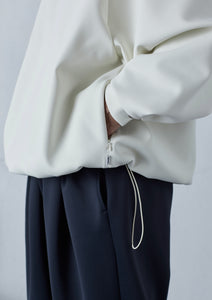 【数量限定･予約商品 8/28(木)19:00-発売】LIGHT PONTE HOODIE BLACK