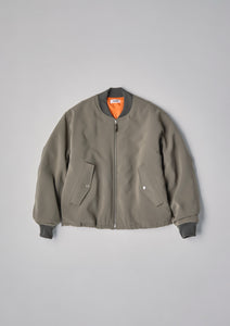 【数量限定･予約商品 7/10(木)19:00-発売】STRETCH DOUBLE CLOTH MA-1 KHAKI