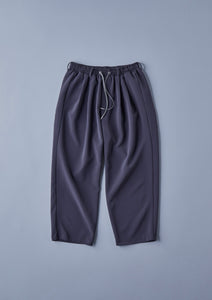 STRETCH DOUBLE CLOTH WIDE PANTS GREY