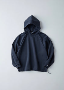 【数量限定･予約商品 8/28(木)19:00-発売】LIGHT PONTE HOODIE BLACK
