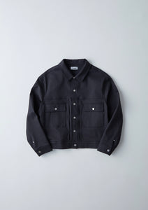 【数量限定･予約商品 8/21(木)19:00-発売】STRETCH RELAX DENIM JACKET BLACK
