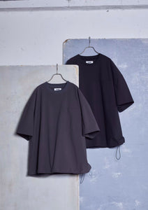 【数量限定･予約商品 2/13(木)19:00-発売】LIGHT CLEAN TECH TWILL T-SHIRT BLACK