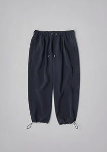 【数量限定･予約商品 7/24(木)19:00-発売】STRETCH DOUBLE CLOTH JOGGER PANTS BLACK