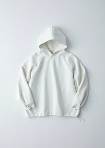 【数量限定･予約商品 8/28(木)19:00-発売】LIGHT PONTE HOODIE ECRU