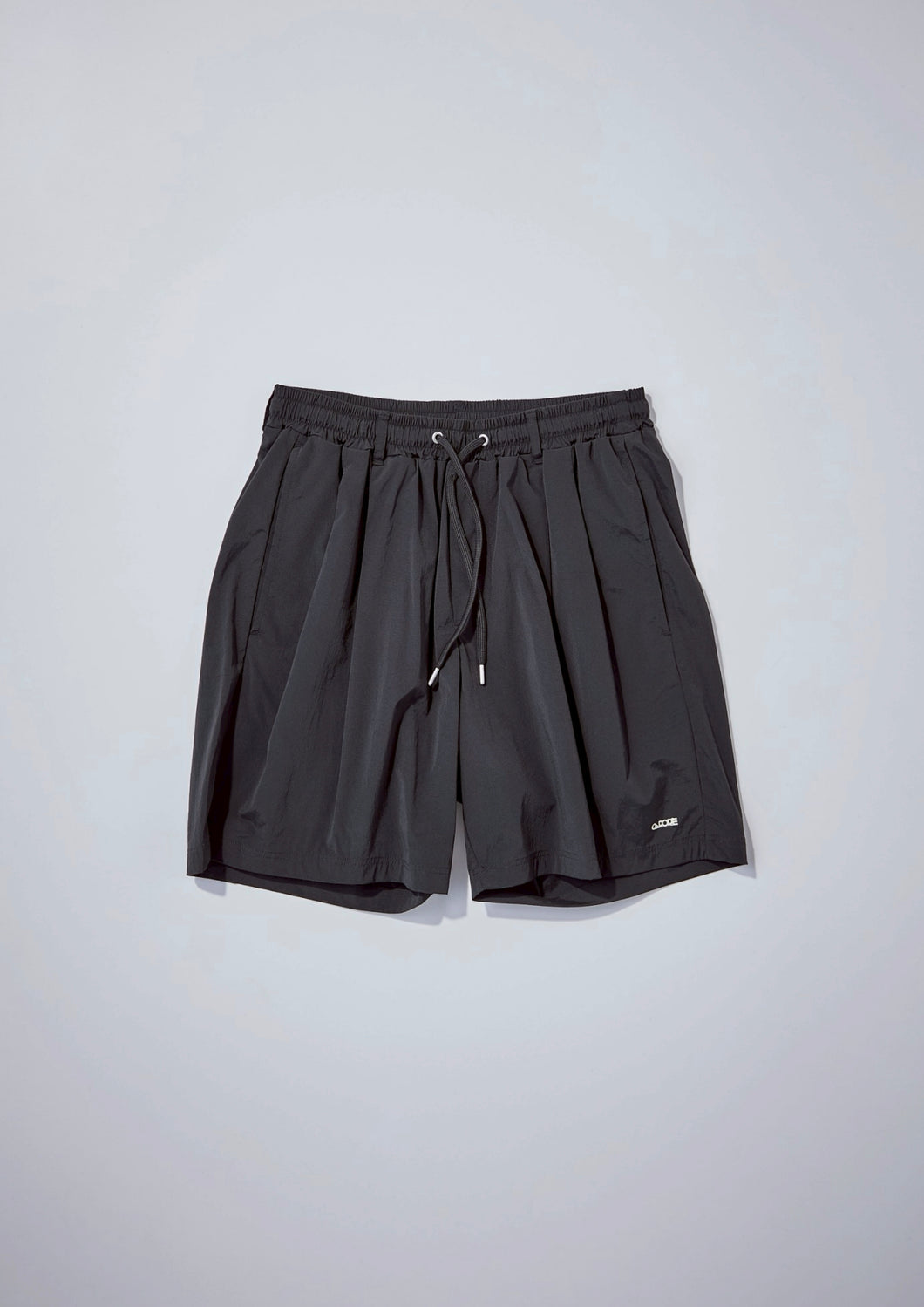 【予約商品 5/1(木)19:00-発売】SO STRETCH NYLON LOGO SHORTS BLACK