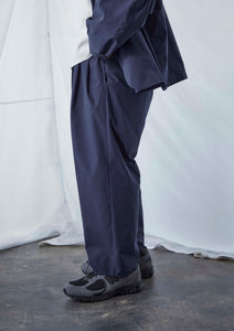 【予約商品 8/15(木)19:00-発売】CLEAN TECH TWILL WIDE PANTS BLACK